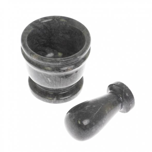 Ступка из черного мрамора (2,5) 129741