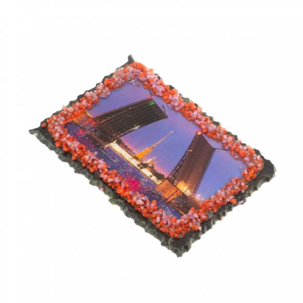 Магнит &amp;quot;Разводные мосты&amp;quot; на змеевике 129809