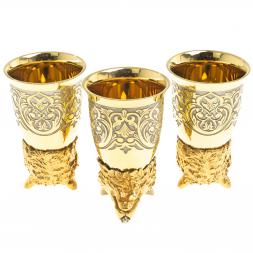 Стопки перевертыши &amp;quot;Волк&amp;quot; 60 мл 3 шт Златоуст