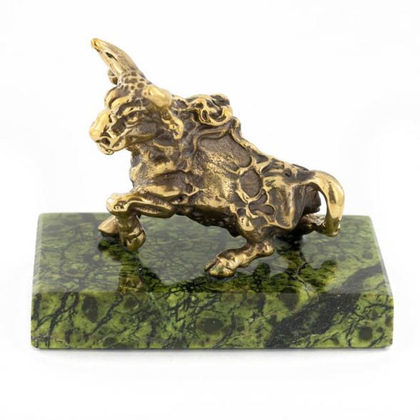 Сувенир статуэтка знак зодиака &amp;quot;Телец&amp;quot; бронза камень 116087