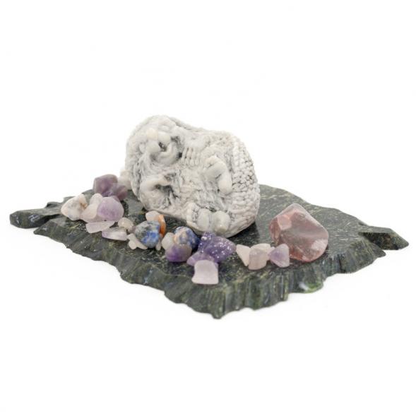 Сувенир из мрамолита &amp;quot;Ежик лежит&amp;quot; 116297