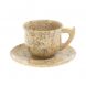 Чайный набор 6 чашек на блюдце из ракушечника 128047
