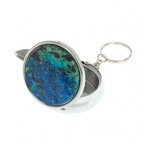 Пепельница карманная камень азурит 129110