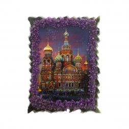 Магнит &amp;quot;Храм Воскресения Христова&amp;quot; на змеевике