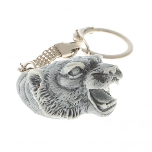 Брелок &amp;quot;Голова тигра&amp;quot; из мрамолита 122291