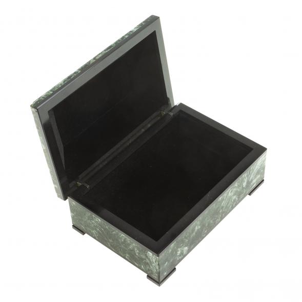 Ларец камень серафинит 13,5х9х7 см 123432