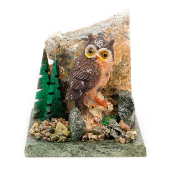 Сувенир из змеевика &amp;quot;Филин&amp;quot; 116532