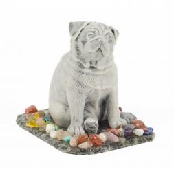 Сувенир из мрамолита "Мопс"