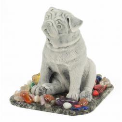 Сувенир из мрамолита "Мопс"