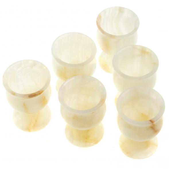 Набор рюмок &amp;quot;Тюльпан&amp;quot; 40 мл из оникса 6шт 5х7см в футляре (2х3) 121933