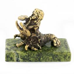 Сувенир статуэтка знак зодиака &amp;quot;Рак&amp;quot; из бронзы и камня