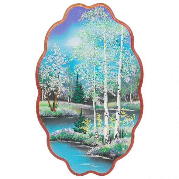 Панно с рисунком из камня &amp;quot;Весна&amp;quot; 45х29 см 117353