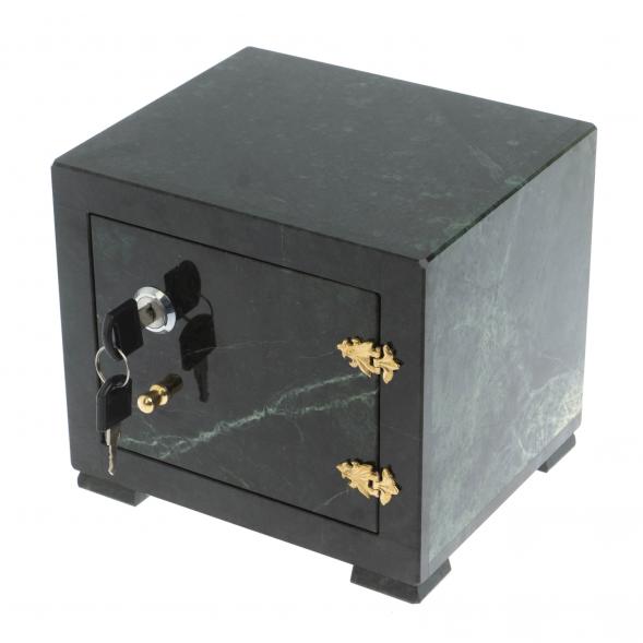 Сейф малый из змеевика 19х16х17 см 127902
