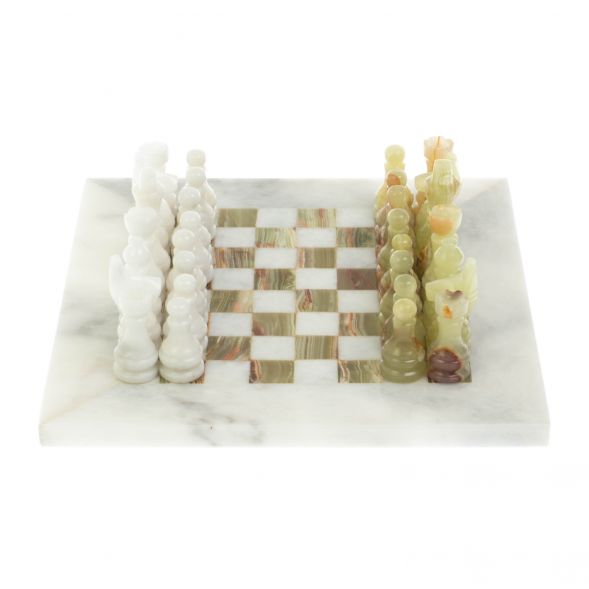 Шахматы &amp;quot;Сувенирные&amp;quot; мрамор,оникс доска 20х20 см 128893
