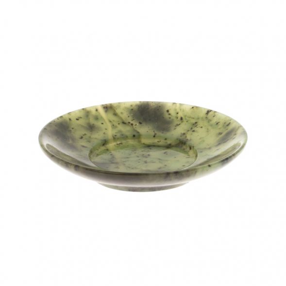 Блюдце из нефрита 9х9х1,5 см 129038