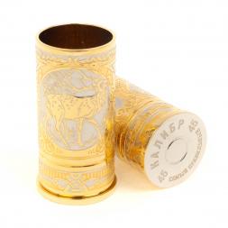 Набор из двух стопок &amp;quot;Олень&amp;quot; 40 мл Златоуст