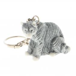 Брелок &amp;quot;Сидящий тигр&amp;quot; из мрамолита