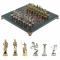 Шахматы "Олимпийские игры" доска 28х28 см лемезит змеевик