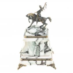 Часы из мрамора и бронзы &amp;quot;Салават Юлаев&amp;quot;