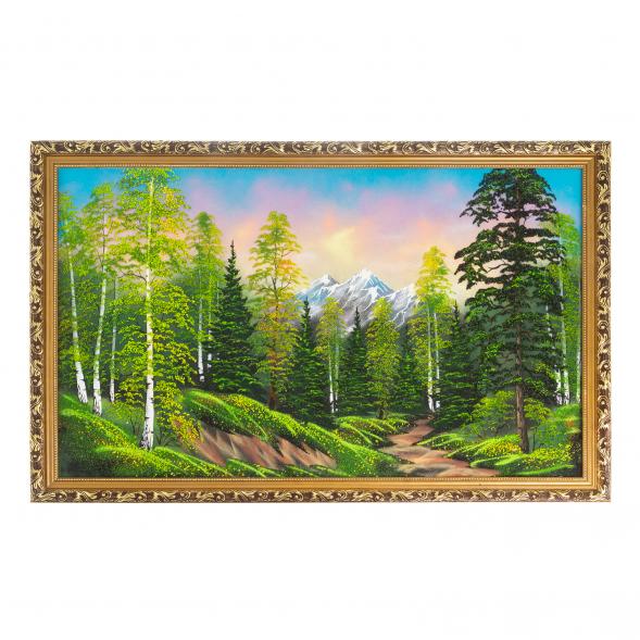 Картина &amp;quot;Летний пейзаж&amp;quot; багет №8 50х80 см, каменная крошка 111297