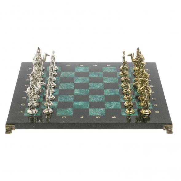 Шахматы сувенирные &amp;quot;Древний Египет&amp;quot; доска 40х40 см шабровский змеевик 127269