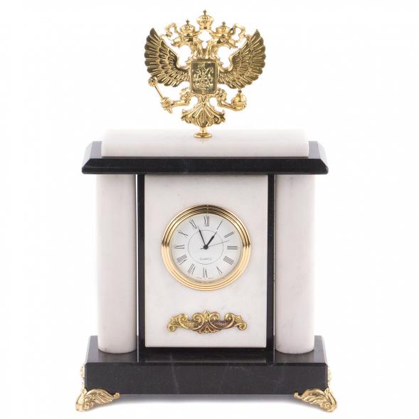 Часы из мрамора &amp;quot;Герб&amp;quot; 120152