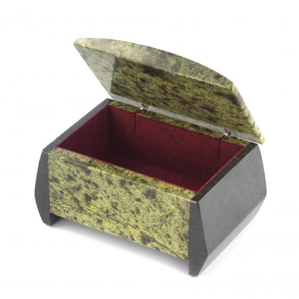 Шкатулка из змеевика &amp;quot;Персона&amp;quot; большая 12,5х8х7 см 121198