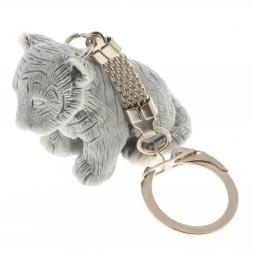 Брелок &amp;quot;Тигренок сидит&amp;quot; из мрамолита