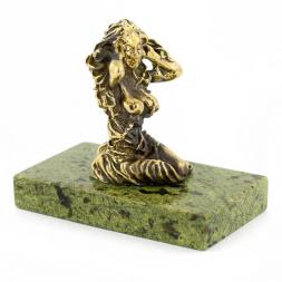 Сувенир статуэтка знак зодиака &amp;quot;Дева&amp;quot; из бронзы и камня