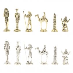 Шахматы &amp;quot;Древний Египет&amp;quot; доска 40х40 см мрамор шабровский змеевик