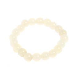 Браслет из медового оникса 20 бусин / 1 см