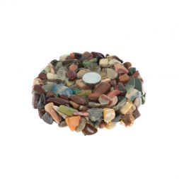 Магнит "Уральские самоцветы" с ящерицей 5х5х1 см