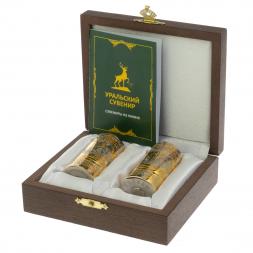 Набор из двух стопок &amp;quot;Лось&amp;quot; 40 мл Златоуст