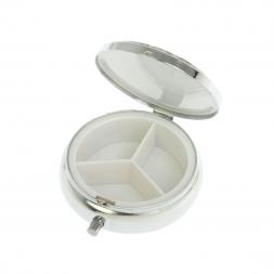 Таблетница на 3 отделения кианит цвет серебро