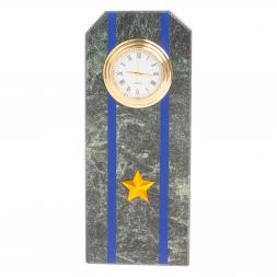 Часы &amp;quot;Погон майор ФСБ, ФСО&amp;quot; камень змеевик