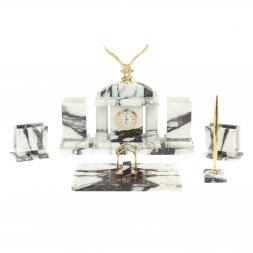 Настольный набор "Орел" из мрамора