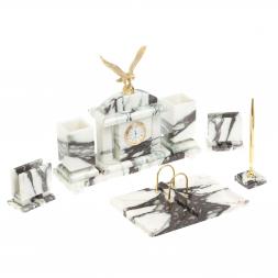 Настольный набор "Орел" из мрамора