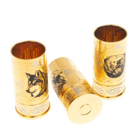 Набор стопок &amp;quot;Хищные звери&amp;quot; в ящике Златоуст 127029