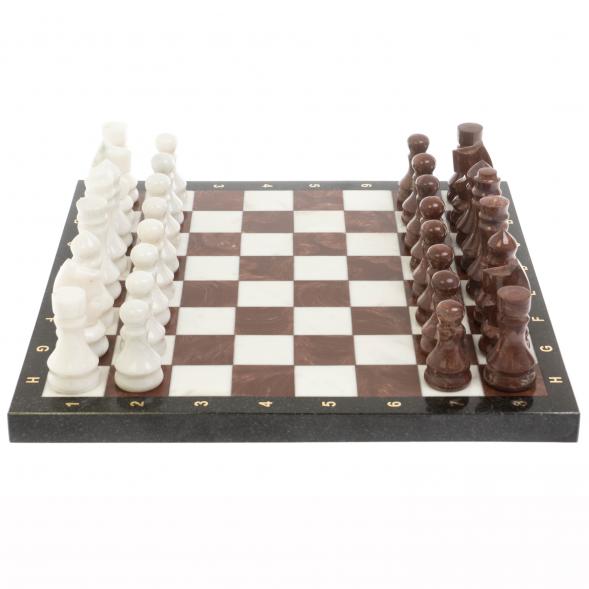 Шахматы &amp;quot; Традиционные&amp;quot; доска 40х40 см мрамор, лемезит 129936