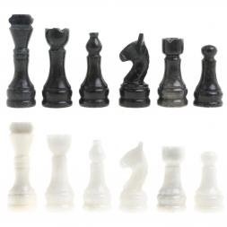 Шахматы настольные &amp;quot;Классические&amp;quot; доска 31х31 см мрамор