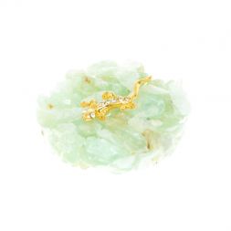 Магнит с ящерицей из талька 5х5х1 см