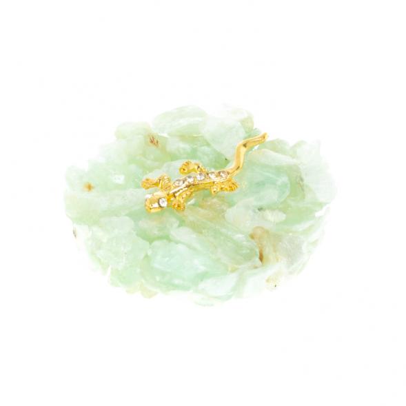 Магнит с ящерицей из талька 5х5х1 см 128295