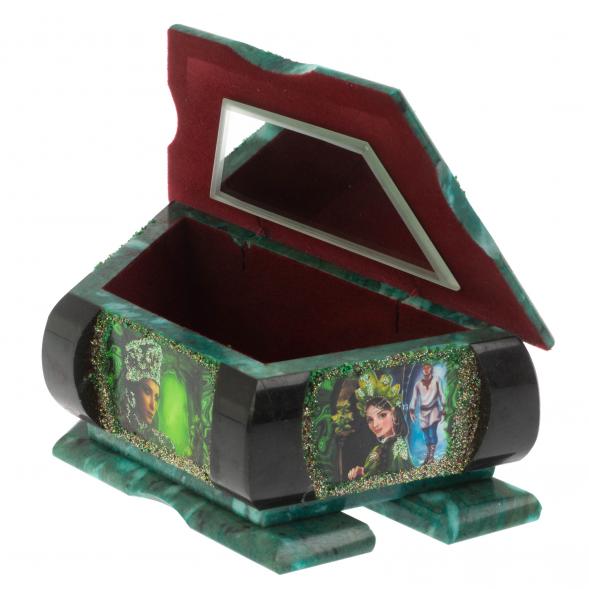 Шкатулка с иллюстрацией &amp;quot;Хозяйка медной горы&amp;quot; из змеевика 20х10х8 см 128896