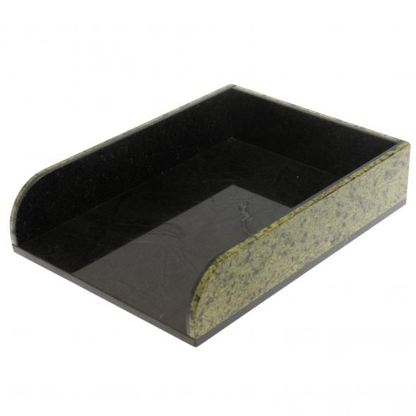 Лоток для бумаг А4 змеевик светлый 123255