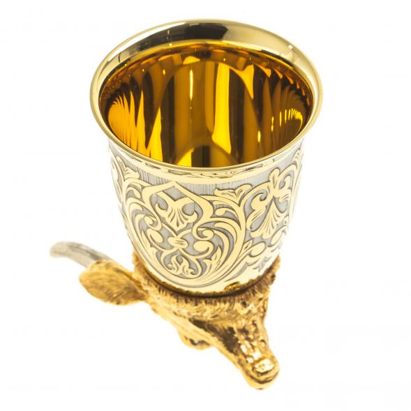 Стопка перевертыш &amp;quot;Олень&amp;quot; 70 мл Златоуст 123629