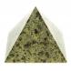 Пирамида 8,5х8,5х7,5 см камень змеевик 113907