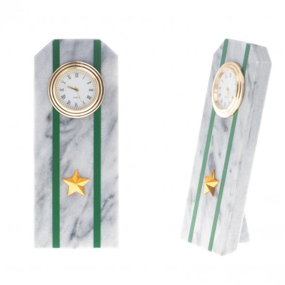 Часы &amp;quot;Погон майор ПС ФСБ&amp;quot; из мрамора 124474