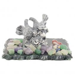 Сувенир из мрамолита &amp;quot;Голуби малые&amp;quot;