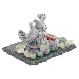 Сувенир из мрамолита &amp;quot;Голуби малые&amp;quot;