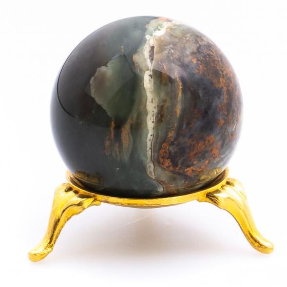 Шар из камня офиокальцит 5 см 124841